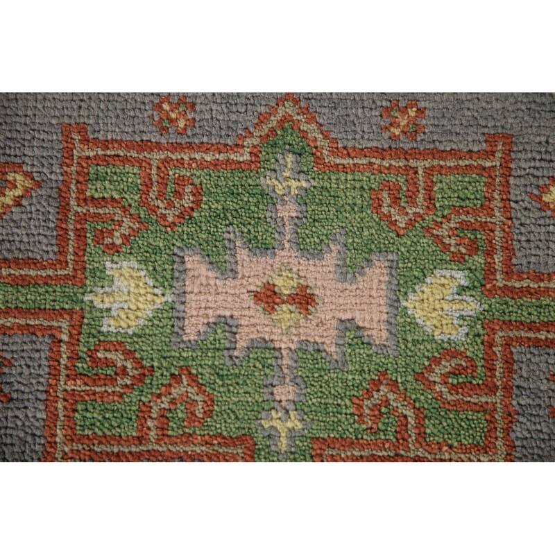 Geometric Kazak Oriental Accent Rug Handmade Traditional Wool Carpet - 3'0"x 5'0"