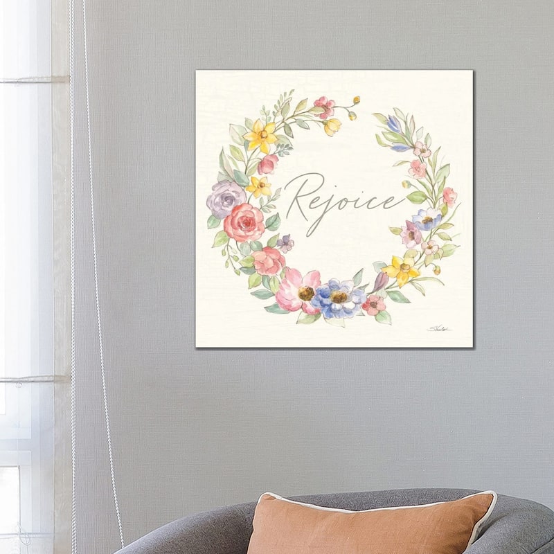 iCanvas "Happy Easter IV" by Silvia Vassileva Canvas Print - 26x26x1.5