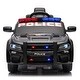 preview thumbnail 6 of 57, Dodge Charger 12V Kids Police Car Ride On with Remote Control, Three Speed Adjustable, LED Lights for Children Aged 37-96 Months