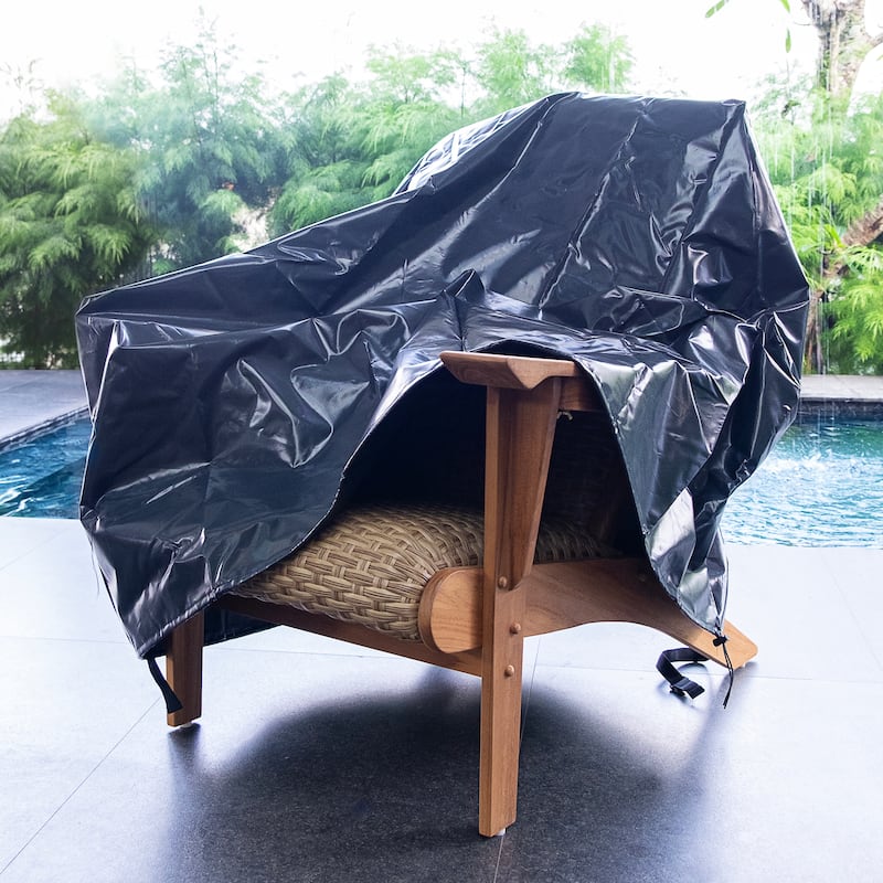 Cambridge Casual Camden Set of 5 Teak Outdoor Conversation Sets with Padded Woven Seats