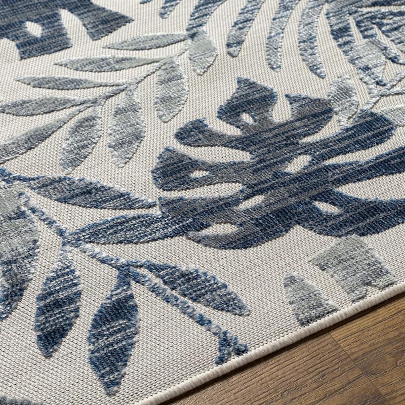 Livabliss Cabo Casual Palm Indoor/ Outdoor Area Rug