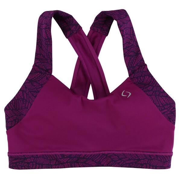 Shop Moving Comfort Womens Uplift Crossback Sports Bra Purple S