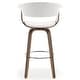 preview thumbnail 80 of 186, 26"/29" Faux Leather Swivel Bar Stools, Wood Counter Stool