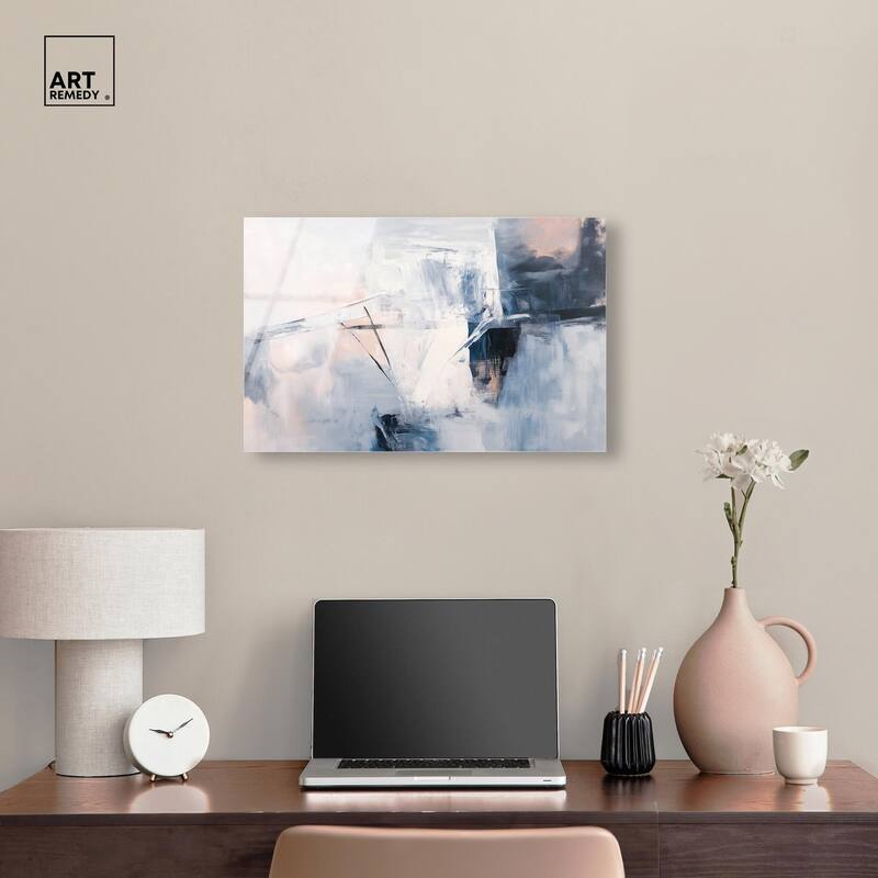 Blue Rapture I Acrylic by Art Remedy, Ready to Hang