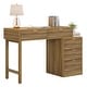 preview thumbnail 22 of 21, Modern Wood Computer Desk with 5-drawer for Home Office