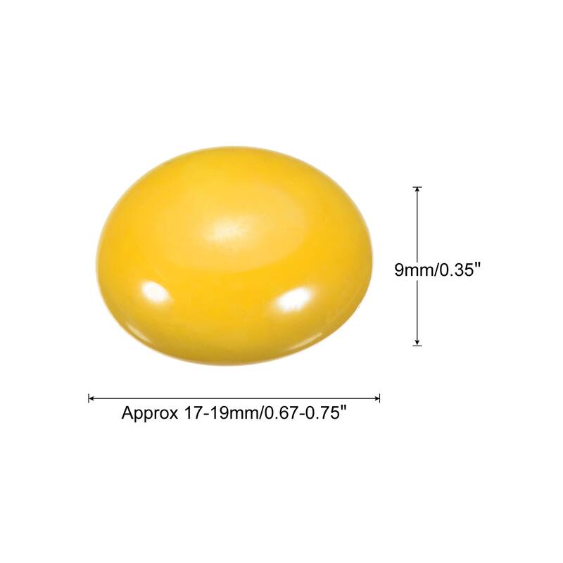 Decorative Flat Ceramic Marbles 17-19mm Rock Vase Filler