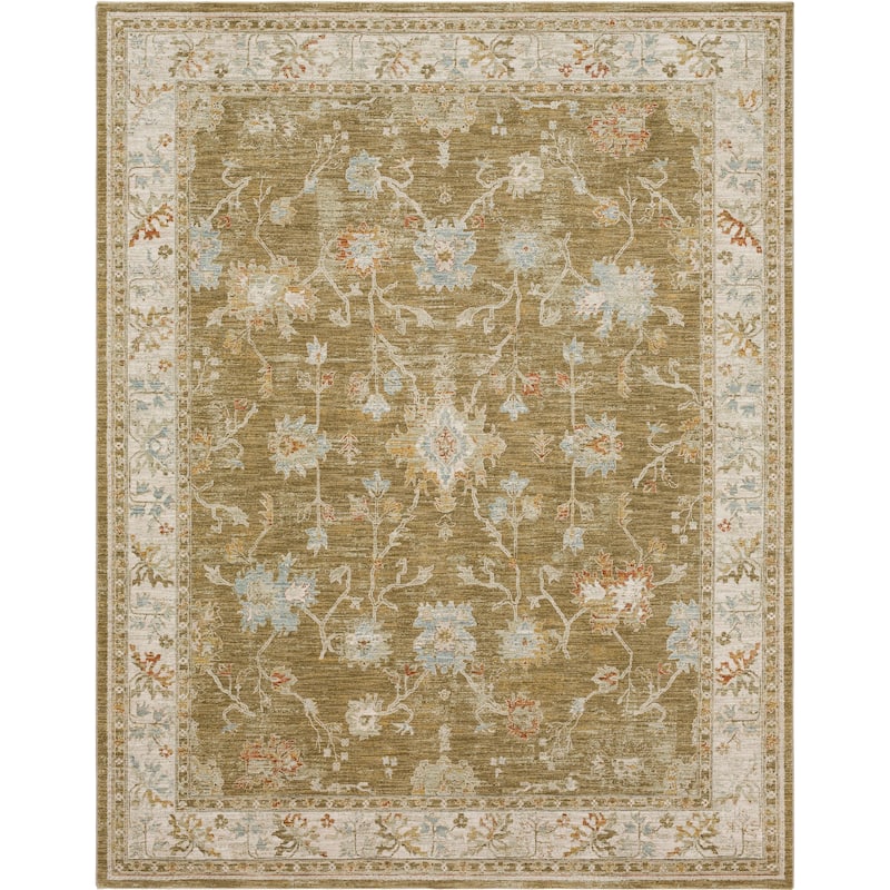 Karastan Iznik Ornamental Medallion Area Rug - 9' x 12' 2" - Brown - Runner/Rectangle