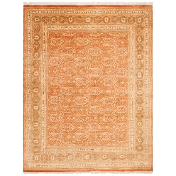 slide 1 of 1, SAFAVIEH Couture Hand-knotted Heirloom Zhane Traditional Oriental Wool Rug with Fringe