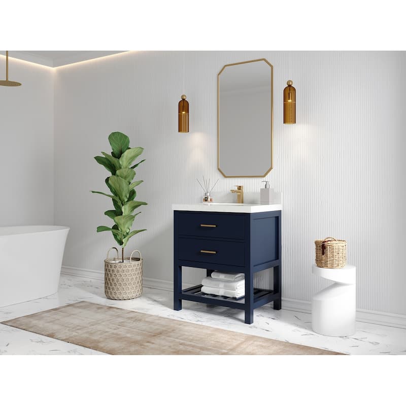 Willow Collections 30 in. W x 22 in. D Parker Single Sink Bathroom Vanity with Countertop