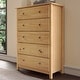 preview thumbnail 12 of 20, Grain Wood Furniture Shaker 5-drawer Solid Wood Chest