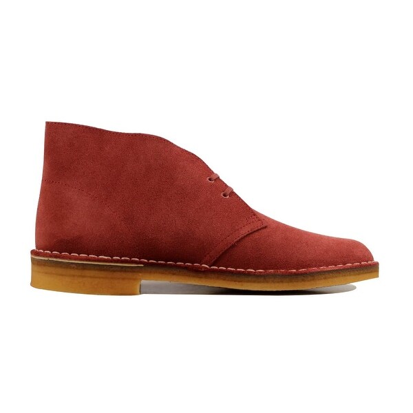 clarks red desert boots
