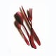 preview thumbnail 6 of 9, Mepra Uno Flatware Set - 24 Pieces Garnet