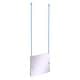 preview thumbnail 5 of 26, Allied Brass Frameless Rectangular Landscape Ceiling Hung Mirror with Beveled Edge Flat Troll Blue
