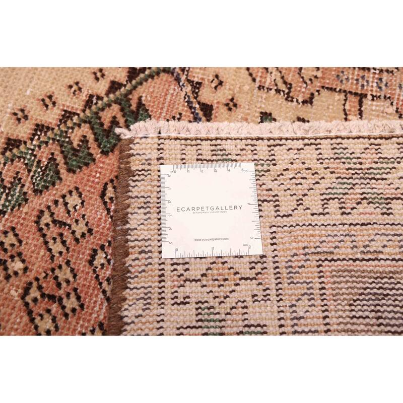 ECARPETGALLERY Hand-knotted Antalya Vintage Copper Wool Rug - 4'5 x 6'4