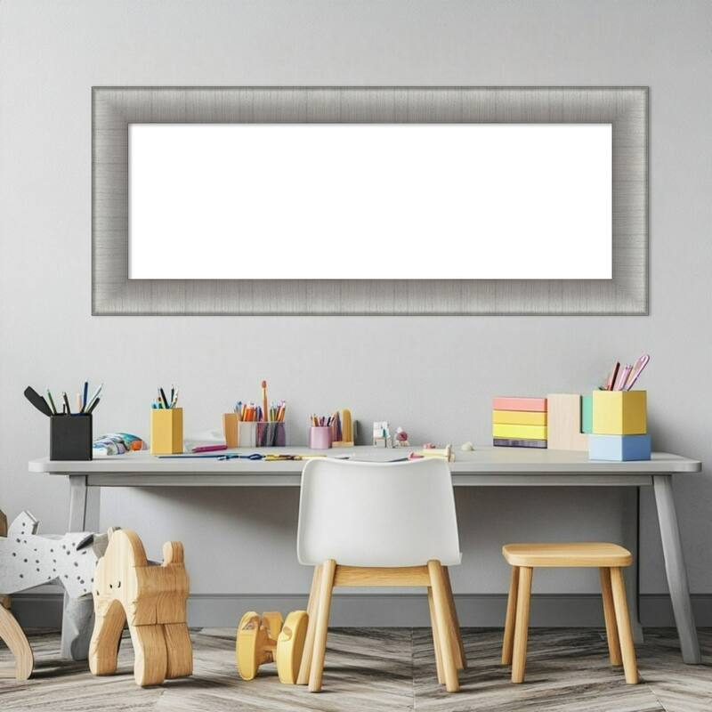 Amanti Art Elegant Brushed Honey Framed Dry Erase Magnetic Board