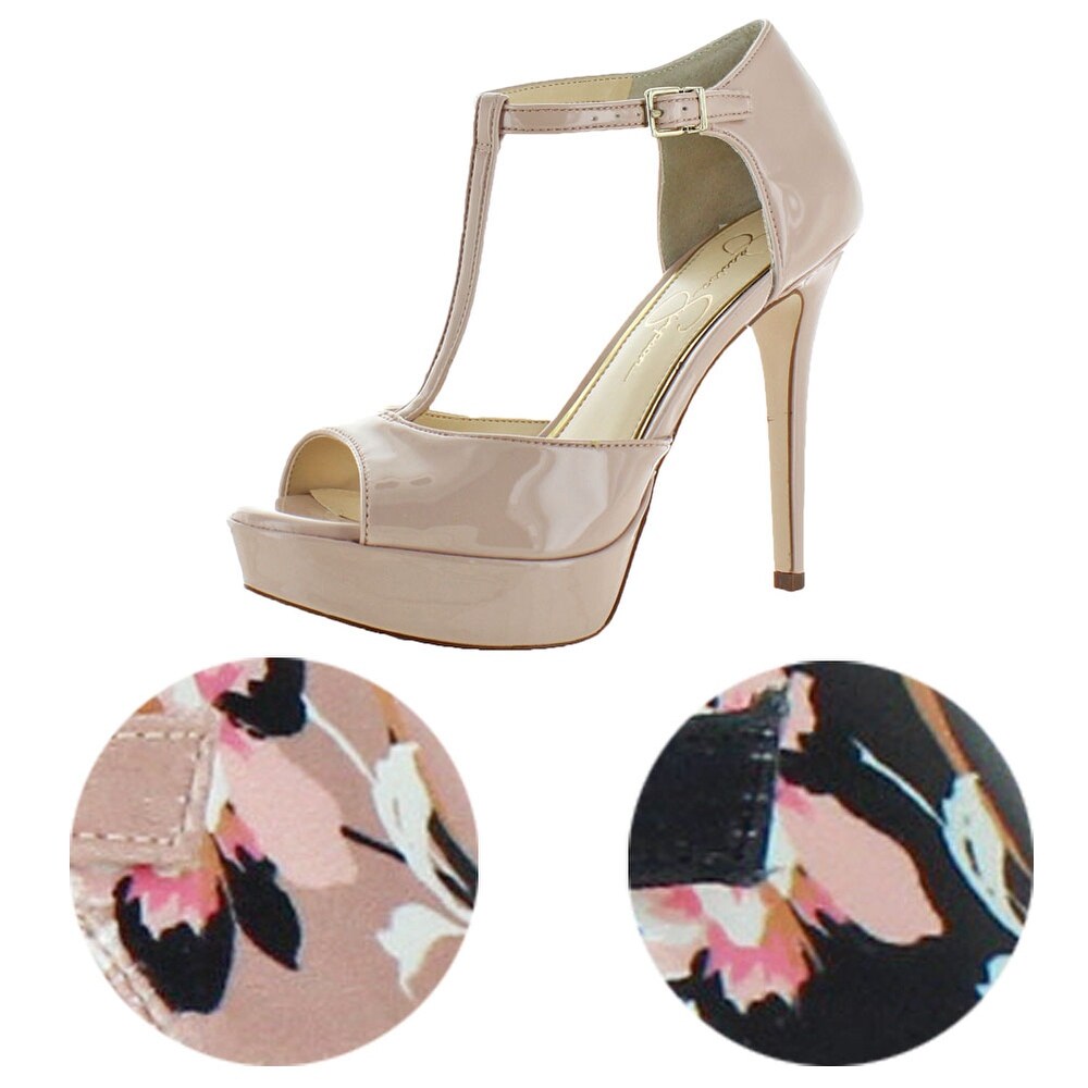 jessica simpson beige heels