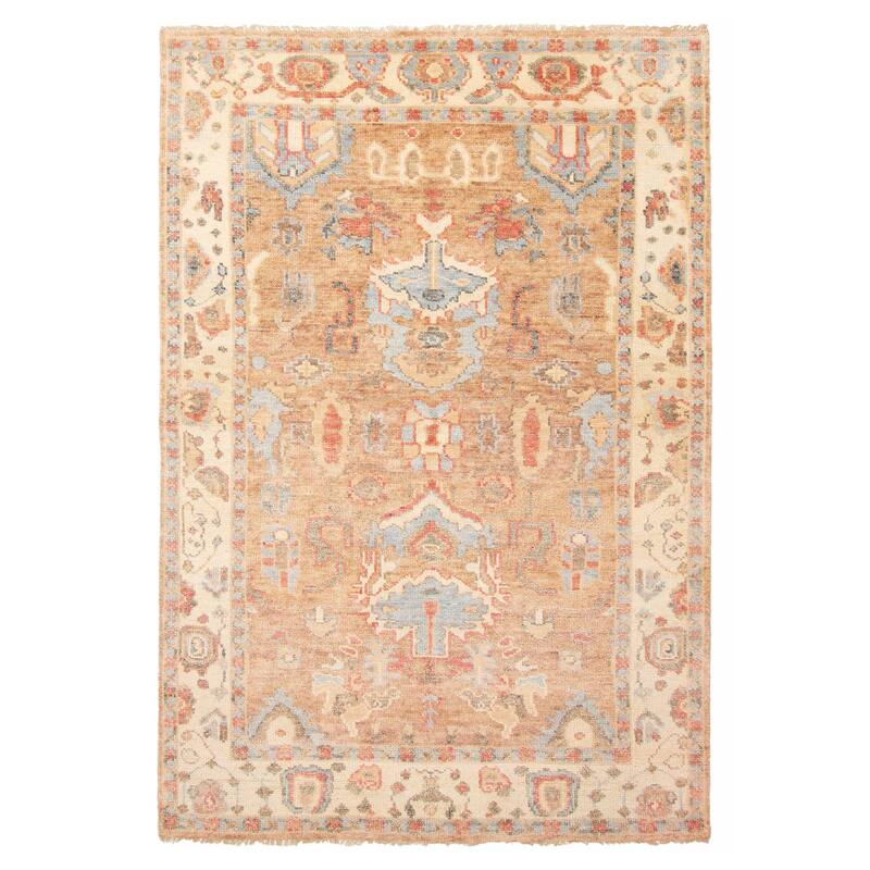 ECARPETGALLERY Hand-knotted Jules Serapi Brown Wool Rug - 5'11 x 8'11 - Brown - 5'11 x 8'11
