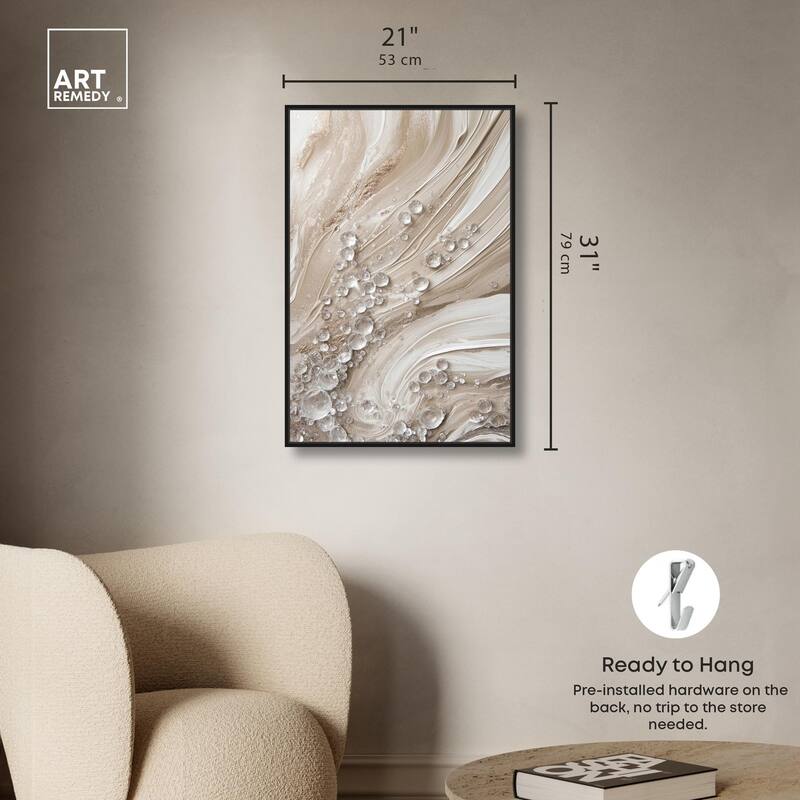 Viscous Veils III Canvas by Art Remedy