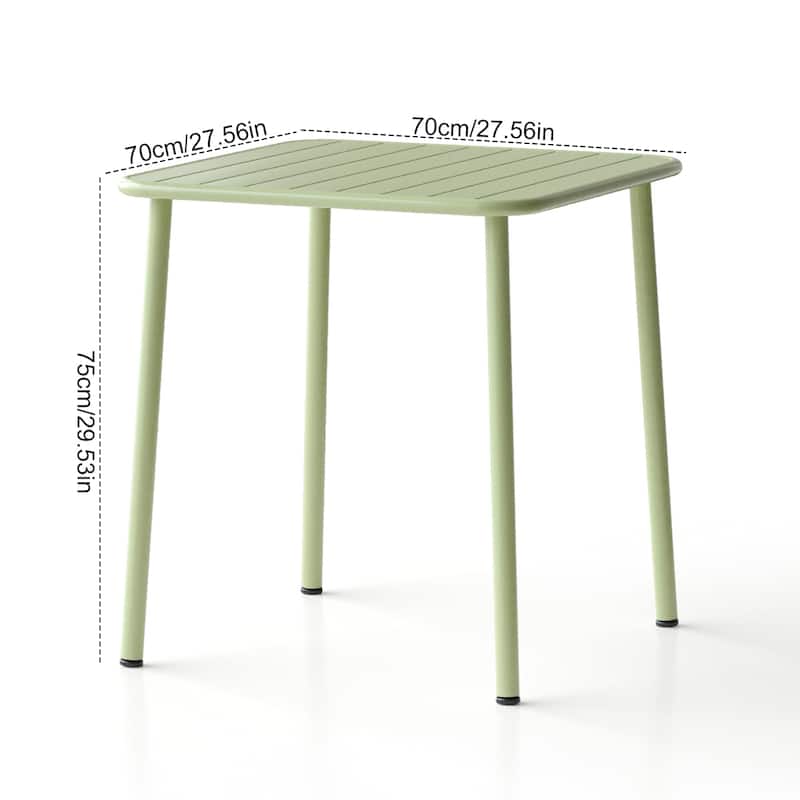 Square Table Outdoor Courtyard Table Villa Open Air Dining Table Waterproof Table Retro Simple Balcony Table Coffee Table