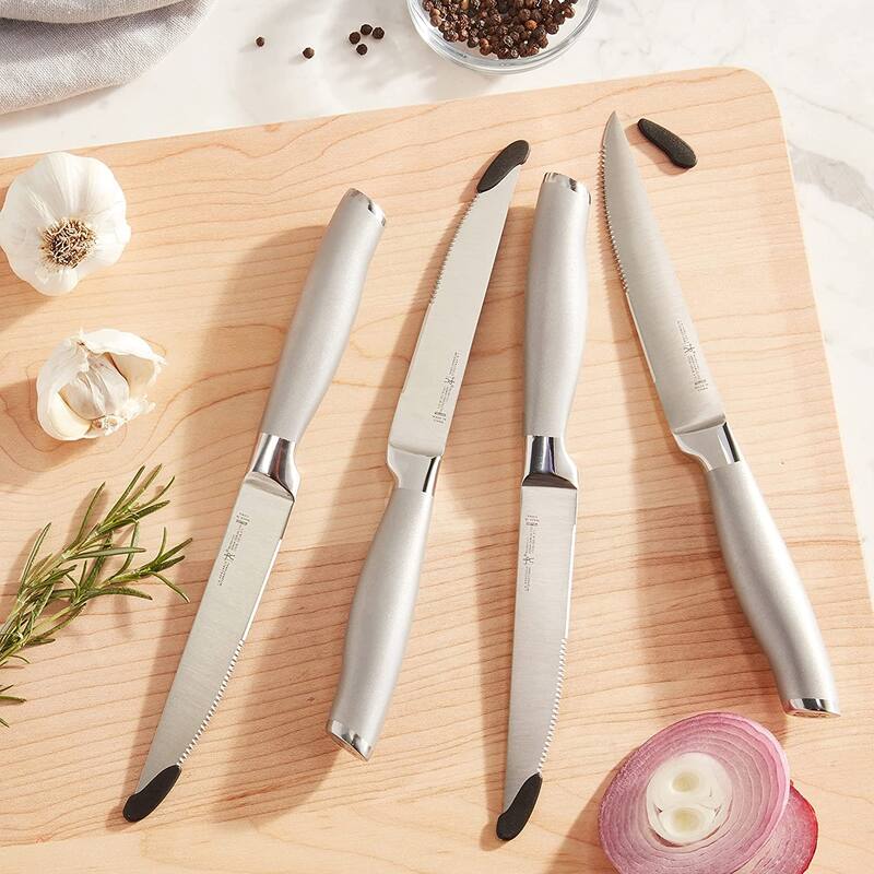 Henckels Modernist Steak Knife Set of 4, Silver, Stainless Steel - Stainless Steel - 4-pc