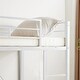 preview thumbnail 5 of 14, Twin Metal Loft Bed with Desk, Shelves, Ladders and Guardrails - Noise-Free
