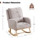 preview thumbnail 15 of 66, HOMYKA 27.5" Wide Rocking Chair for Nursery