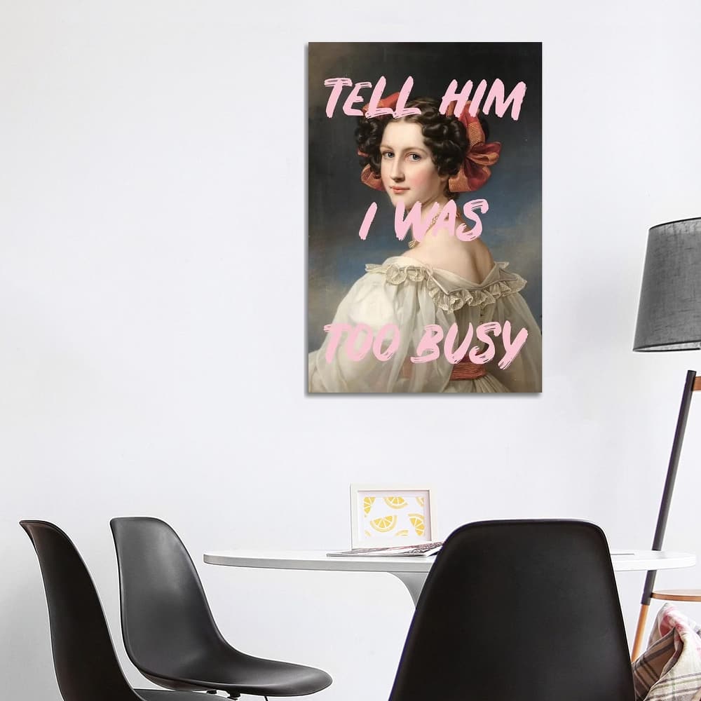 iCanvas "Too Busy" by Ruby and B Canvas Print