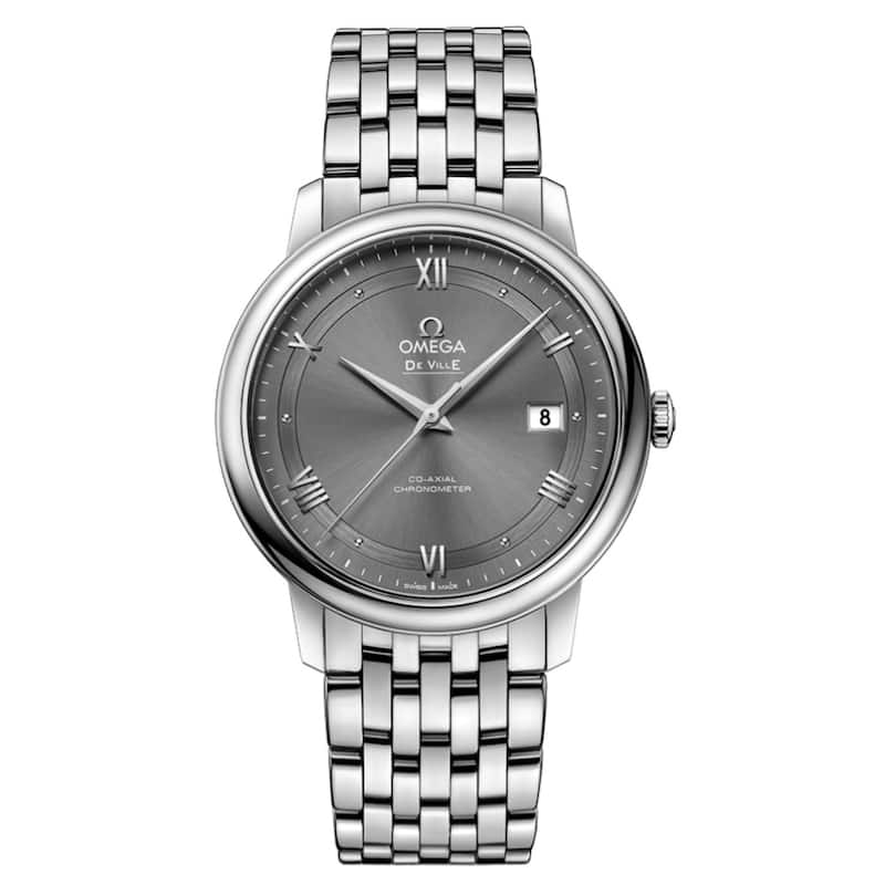 Omega Men's De Ville Grey Dial Watch - O42410402006001 - One Size