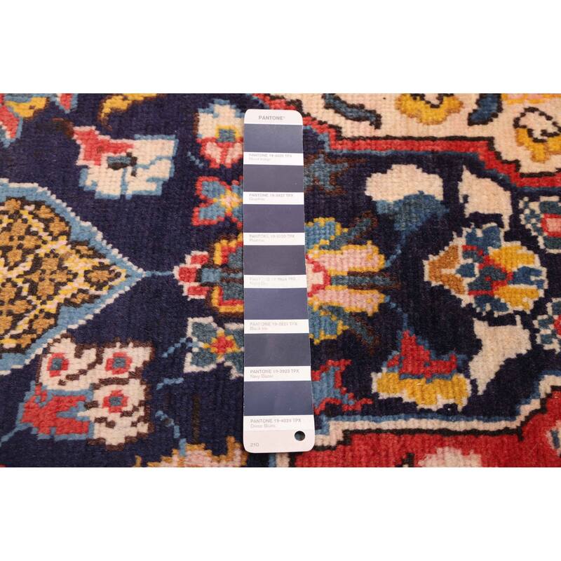 ECARPETGALLERY Hand-knotted Andelz Dark Navy Wool Rug - 3'3 x 10'6