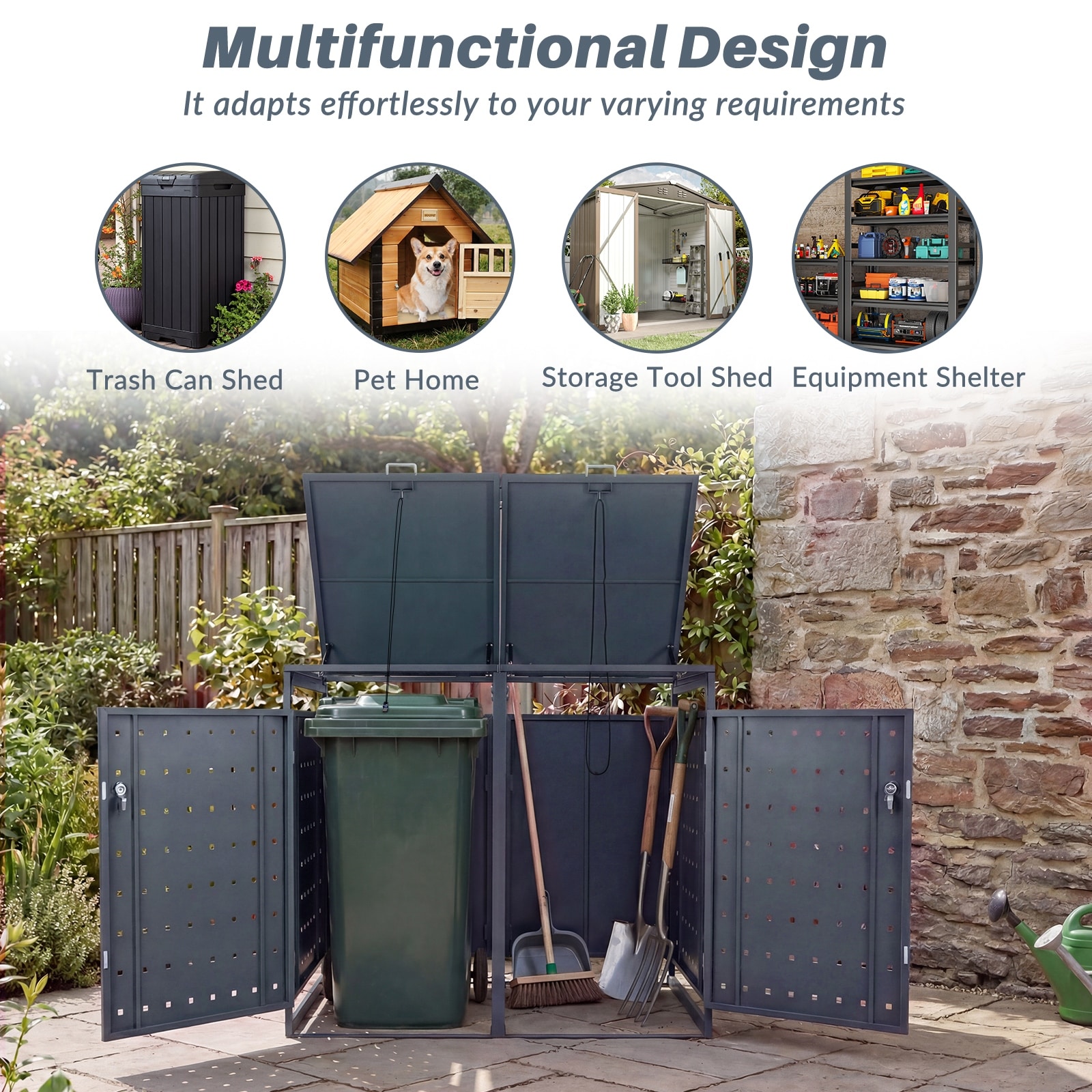 Gymax-Metal-Garbage-Bin-