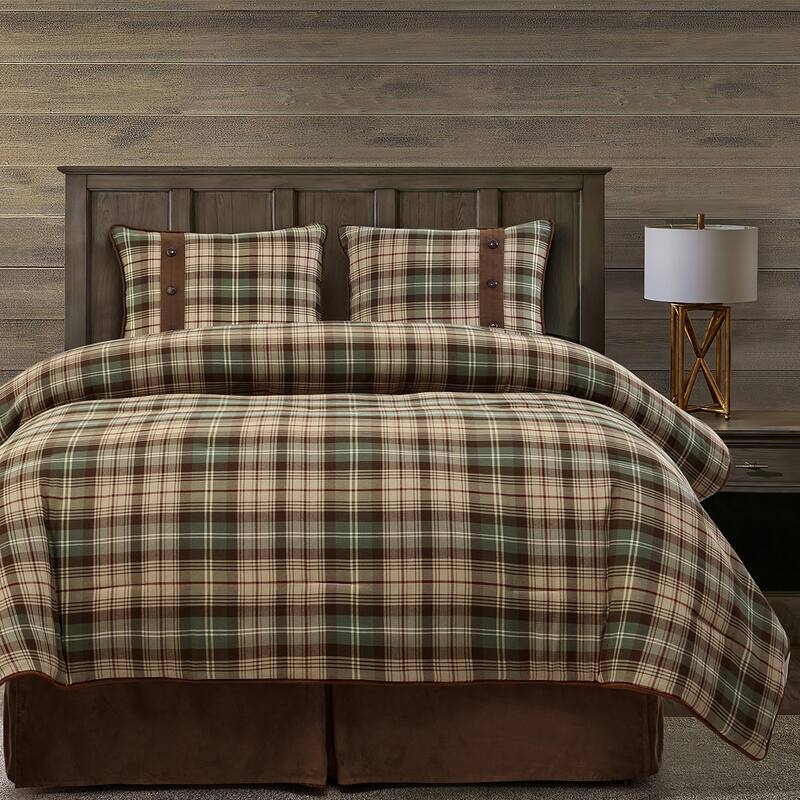 Paseo Road by HiEnd Accents Huntsman Plaid Comforter Set, 4PC