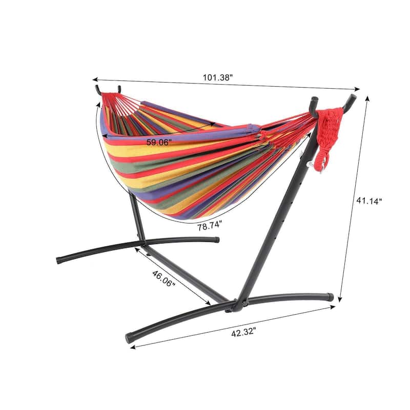 2 Person with Carrying Black Case Portable Hammock - Bed Bath & Beyond ...