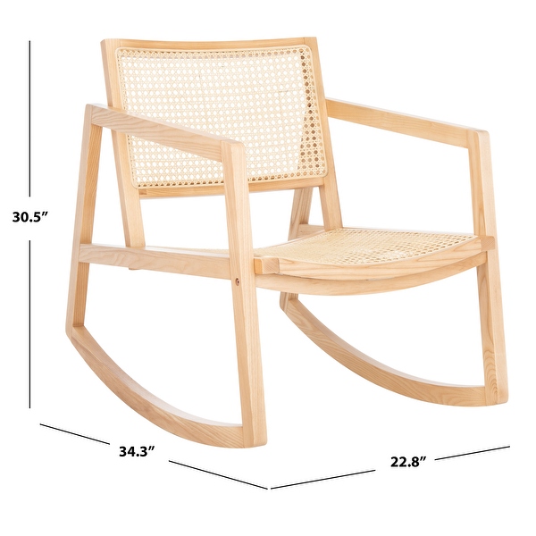 SAFAVIEH Couture Perth Rattan Rocking Chair 22.8