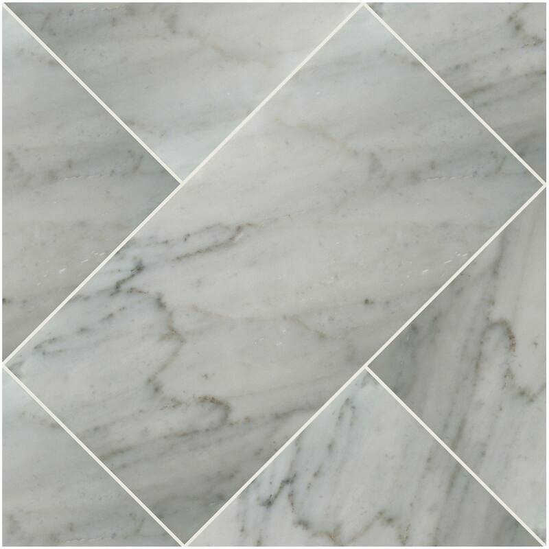 Ackland AKTMT12X24H-PL 12" x 24" Marble Solid Floor and Wall Tile -