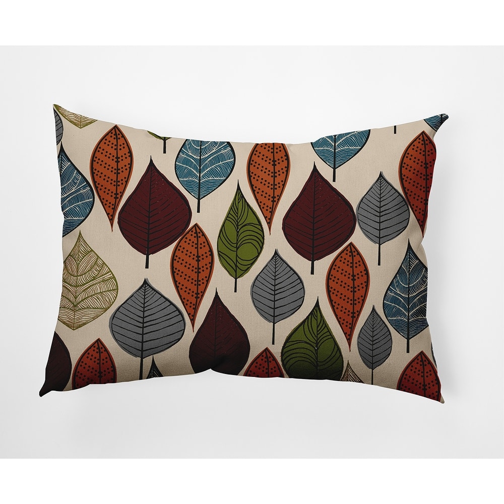 Autumn Leaves Fall Indoor/Outdoor Throw Pillow