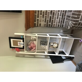 Porch & Den Peterson 5-shelf Ladder Bookcase