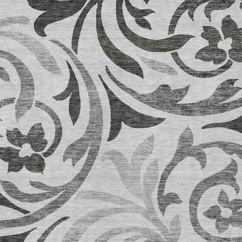 HomeRoots Floral Transitional Rectangle Outdoor Rug