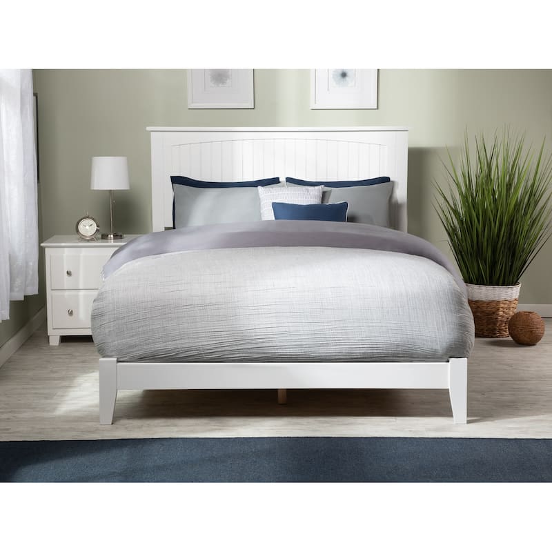 Nantucket King Platform Bed in White