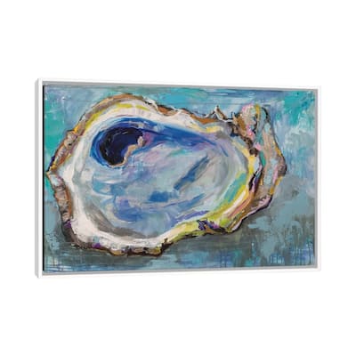 iCanvas "Oyster Two" by Jeanette Vertentes Framed Canvas Print