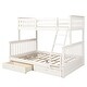 preview thumbnail 58 of 63, Twin over Twin House Bunk Bed With Shelves And Drawers