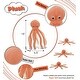 preview thumbnail 3 of 5, DolliBu Orange Octopus Super Soft Stuffed Animal for Kids and Adults - 15 inches