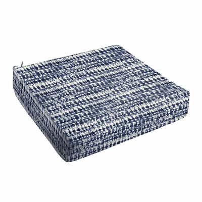 Sorra Home Outdoor Round Front Deep Seating Cushion