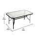 preview thumbnail 6 of 24, Commercial 7 Pc Outdoor Patio Dining Set with Glass Table and 6 Chairs