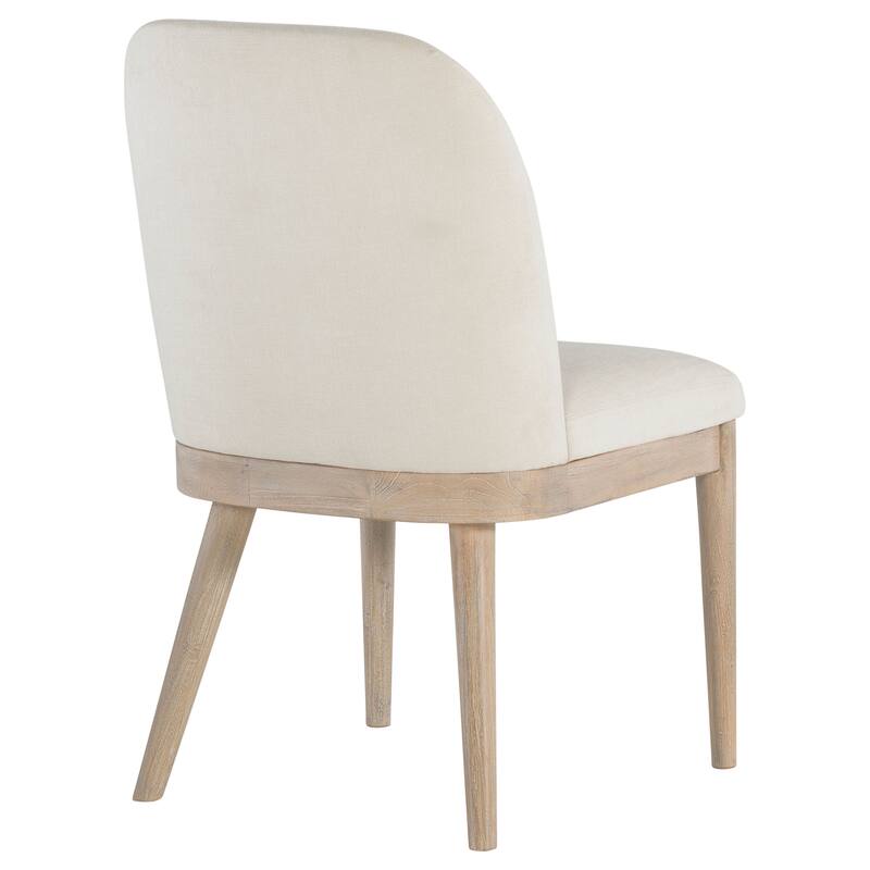 Solano Upholstered Dining Side Chair Beige (Set of 2) - 20.5" x 24" x 35.25"