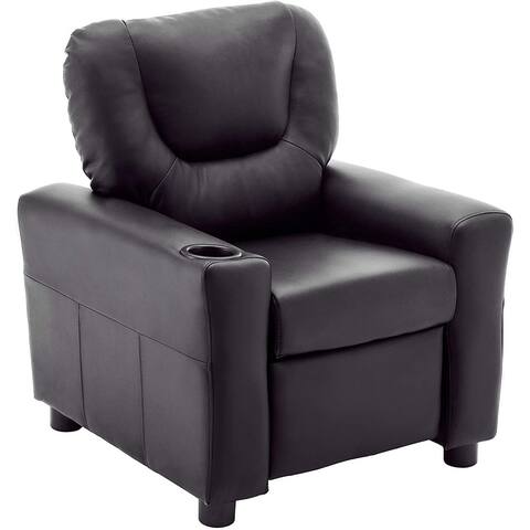 Mcombo Kids Recliner Chair Armrest Sofa for Toddlers Faux Leather