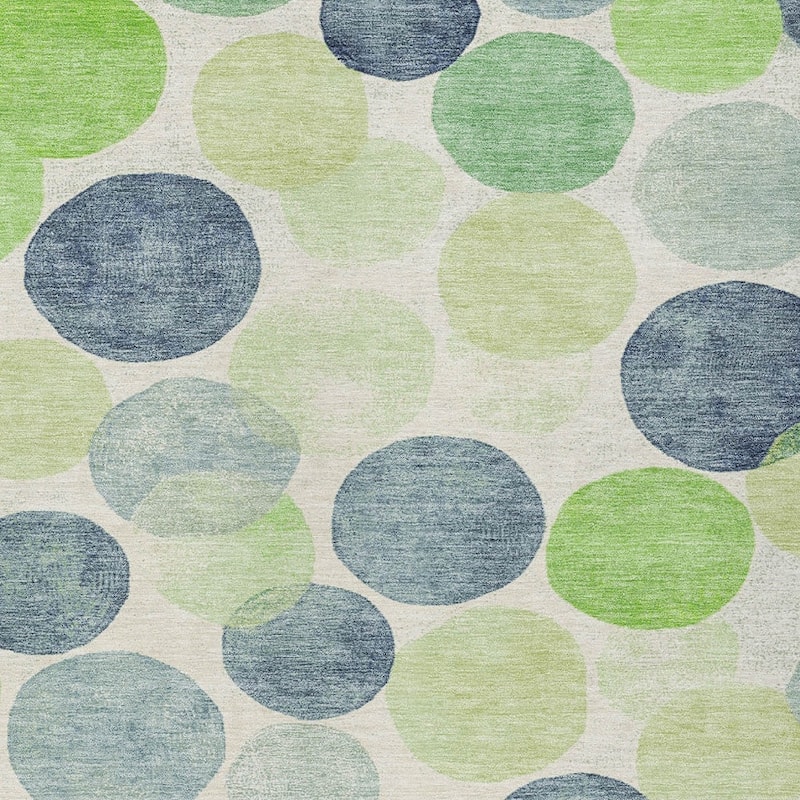 HomeRoots Geometric Transitional Rectangle Outdoor Rug