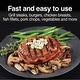 preview thumbnail 2 of 5, Proctor Silex Black Compact Electric Grill