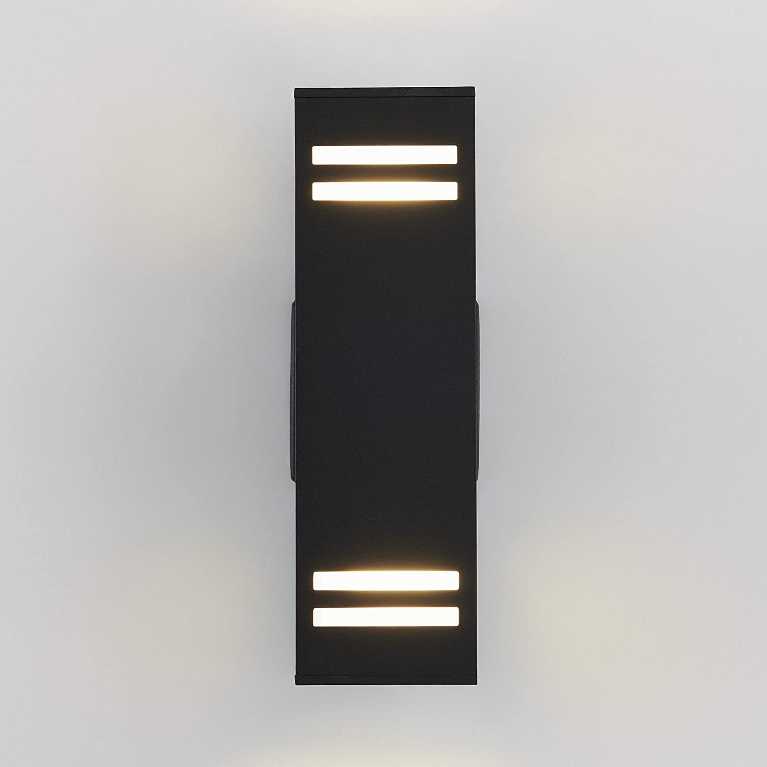 Artika Strike Square Indoor Outdoor Light Black Bed Bath