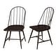 preview thumbnail 3 of 8, Simple Living Milo Mixed Media Dining Chairs (Set of 2)