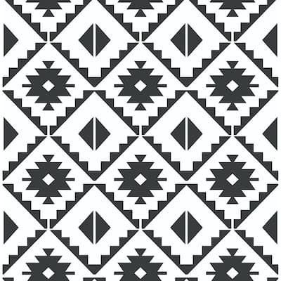 NextWall Southwest Tile Peel and Stick Wallpaper